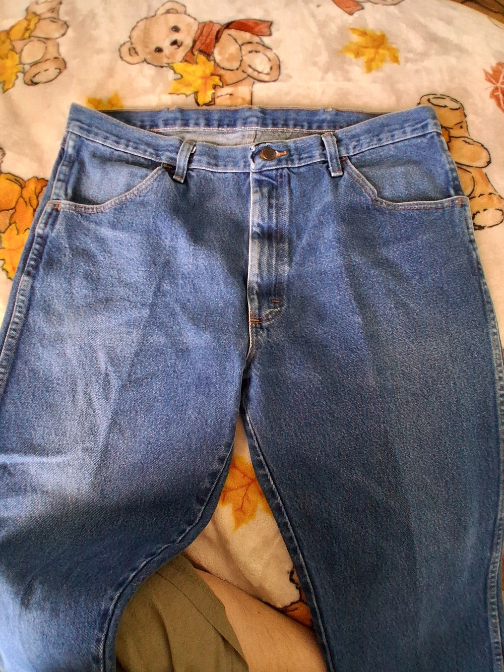 Rustler Men’s Blue Relaxed Fit Jeans